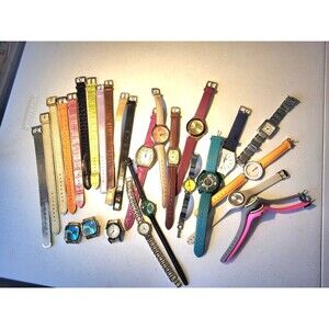 Watch Lot For Parts Repair Arts Crafts Not Working Modern Bundle Women's Watches